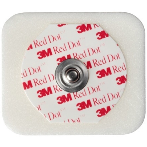 EKG elektrod 3M RedDot – 35x40mm knapp långtids univers – 50 st