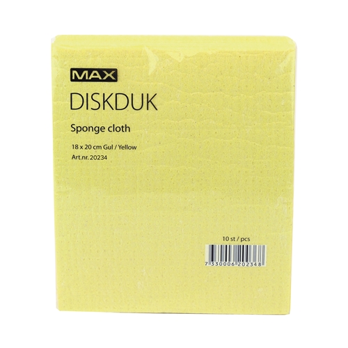 Disktrasa/diskduk MAX – 18x20cm gul – 10 st