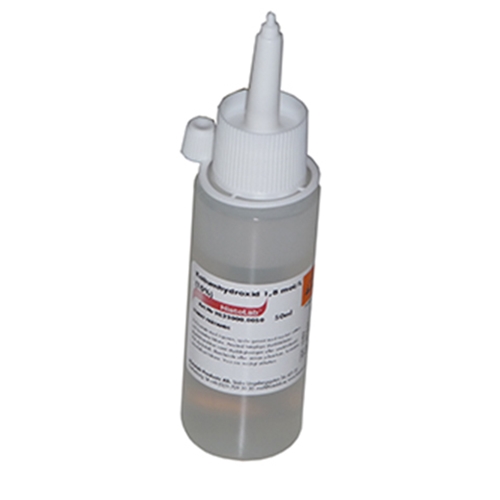 Kaliumhydroxid 10% – 50ml flaska 1,8mol/l