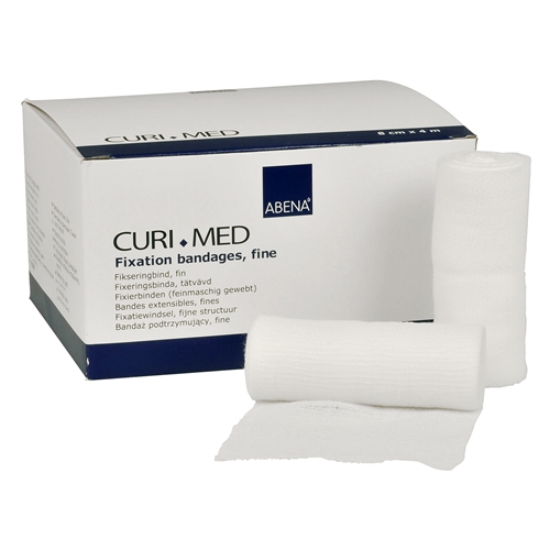 Fixeringsbinda Curi-Med – 8cmx4m viskos/polyester – 20 st