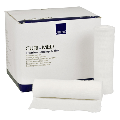 Fixeringsbinda Curi-Med – 12cmx4m viskos/polyester – 20 st