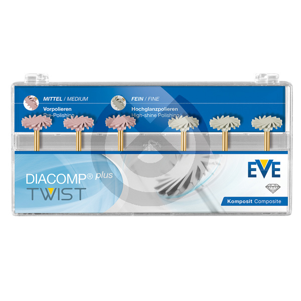Diacomp Plus Twist Polerare för vinkelstycke DCP14M & DCP14F, 1st.