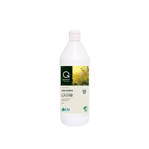 Golvsåpa LIV Greenium – 1L gul Svanen