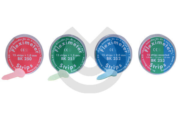 Fleximeter Strips 1,0/ 1,5/ 2,0 mm – – BAUSCH