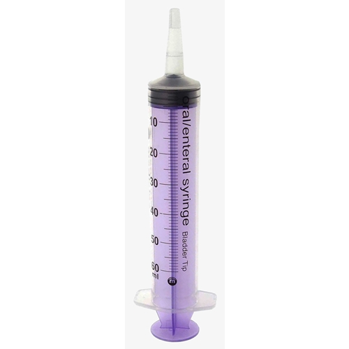 Enteralspruta engångs steril – 60ml, kateterkona – 55 st
