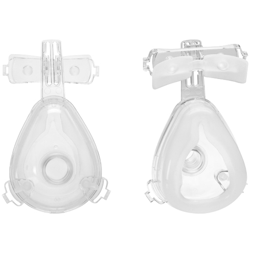 CPAP mask BiTrac ED – L ställbart pannstöd huvudrem