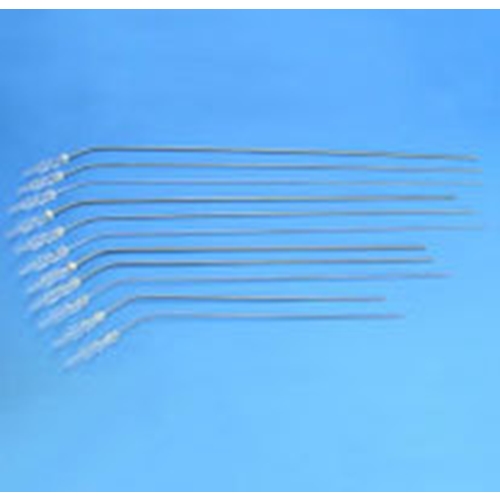 Metallsug Bronkoskopi med vaccumkontroll – 3,0x550mm transparent handtag – 10 st