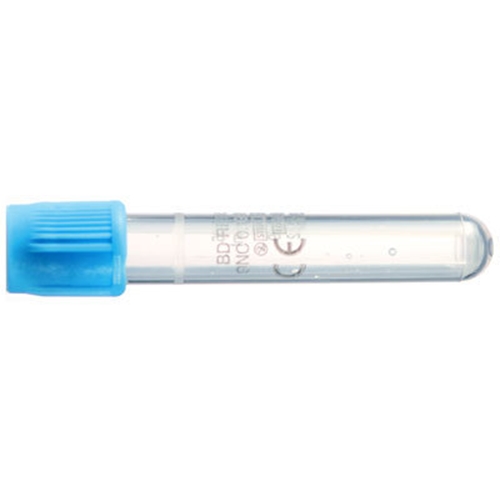 Vakuumrör BD Vacutainer transparent etikett – 5/2,7ml Na-Citrat 3,2% ljusblå – 100 st