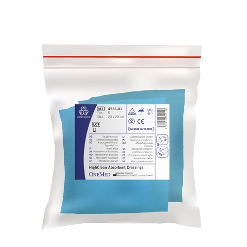 Absorberande förband evercare – 20x20cm osteril – 5 st