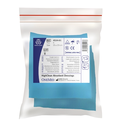 Absorberande förband evercare – 15x20cm osteril – 5 st