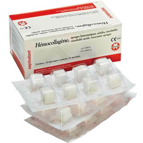 Hemocollagene – Hemostatikum, svampar -1sh4494- – SEPTODONT