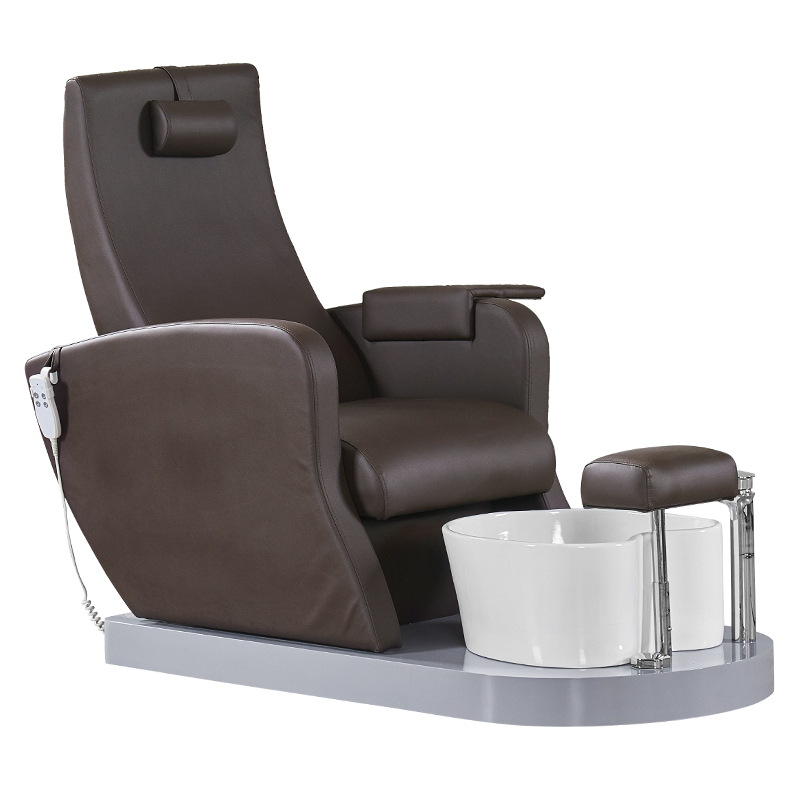 Spa-stol för pedikyr Azzurro 016 brun