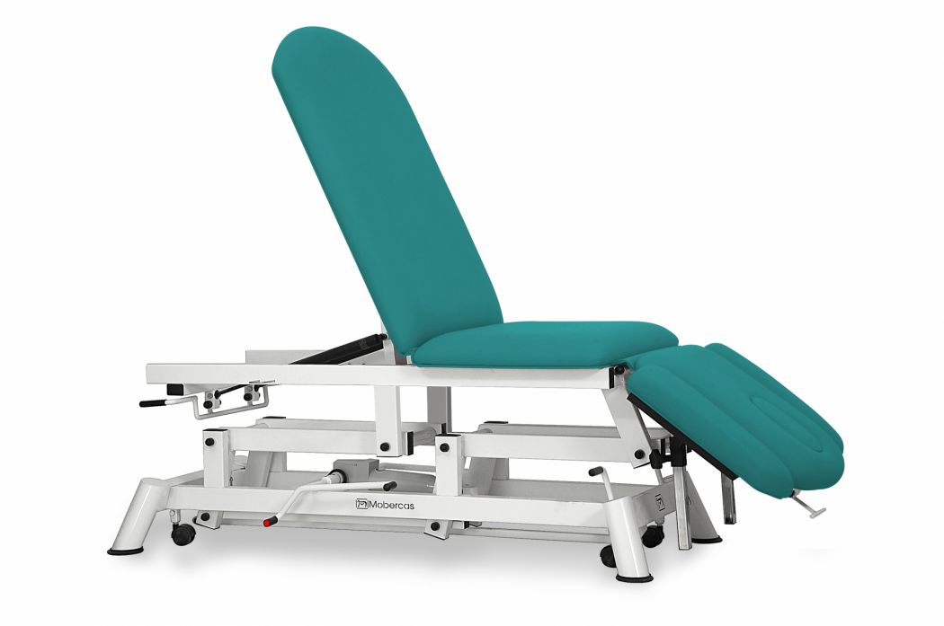 Hydraulisk brits för osteopati – 3-delad med hjul Hydraulisk brits för osteopati – 3-delad med hjul