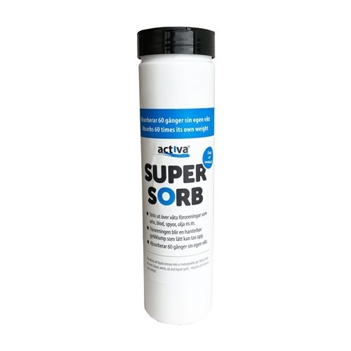 Absorberingsmedel Supersorb – 350g – 6 st