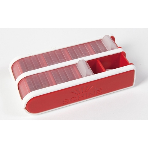 Schine Pill Box – S röd