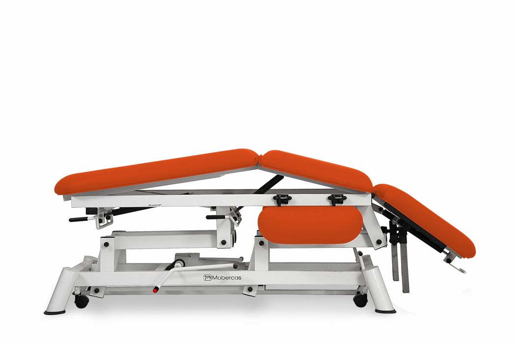 Hydraulisk brits för osteopati – 3-delad med armstöd (4 st) och hjul Hydraulisk brits för osteopati – 3-delad med armstöd (4 st) och hjul