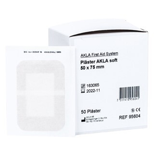 Plåster nonwoven Akla Soft – 5×7,5cm beige – 50 st