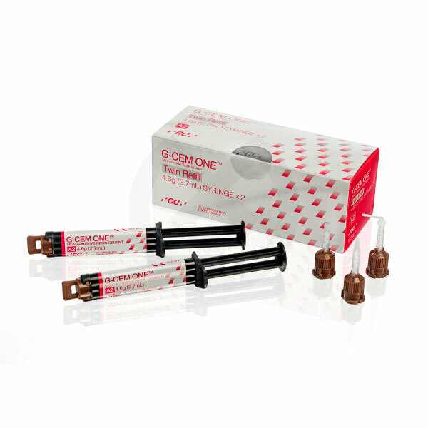G-CEM ONE™ Dubbel refill med 2 sprutor 2,7 ml plus toppar – GC – GC