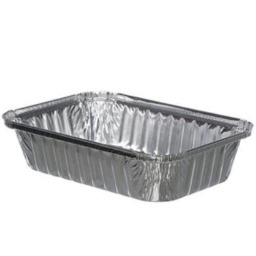 Form aluminium rektangulär – 850ml 210x140x40mm – 1000 st