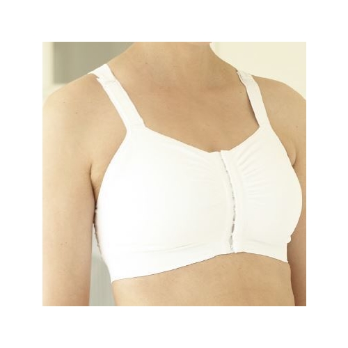 Bröstförband Mirabelle Queen – 4XL vit microfiber öppn fram