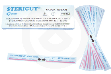 Sterigut Kemisk indikator, 250 st. – dubbla strips – AMCOR
