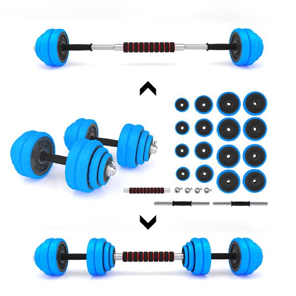 Set med skivstång och hantlar – 30kg – SGG30BAR