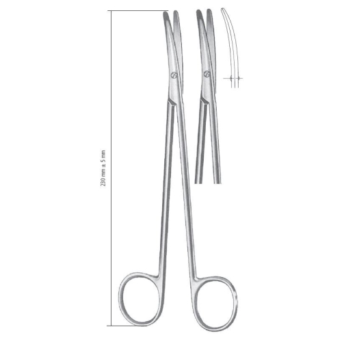 Sax Metzenbaum böjd tysk – 23cm