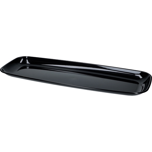 Uppläggningsfat PS plast – 170x450mm svart – 25 st
