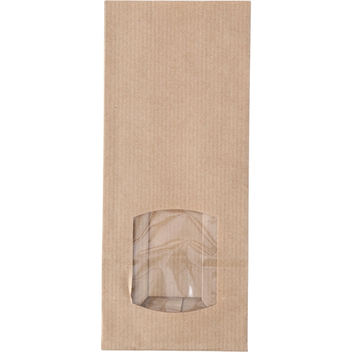 Brödpåse med fönster – 80x50x190mm brun – 1000 st