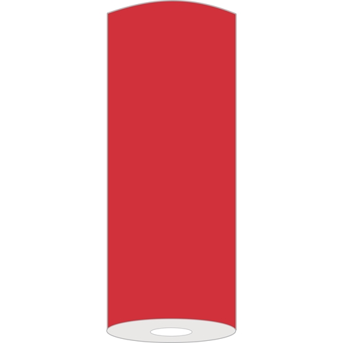 Bordsduk papper airlaid  – 0,4x24m röd vepa