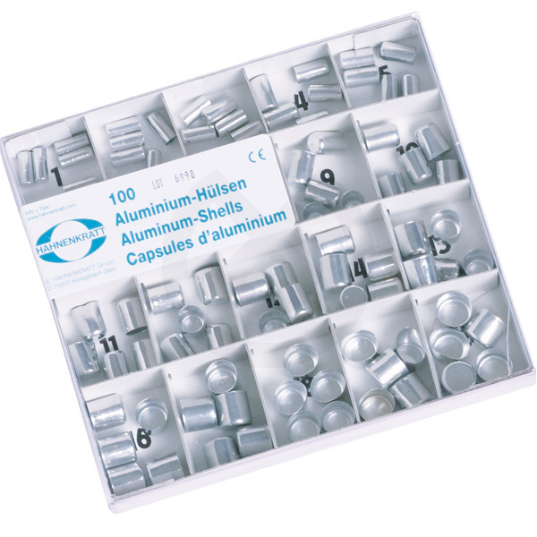 Aluminiumhylsor x 100 st. (371) – HAHNENKRATT