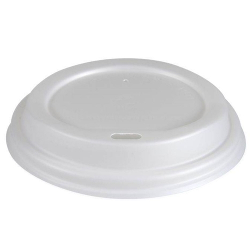 Lock PLA till bägare – 24/33cl vit med pip – 100 st