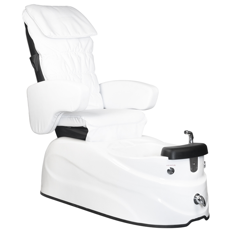 Spa pedikyrstol AS-122 vit med massagefunktion