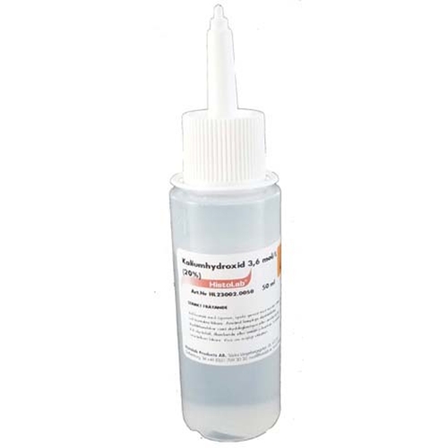Kaliumhydroxid 20% – 50ml flaska 3,6mol/l
