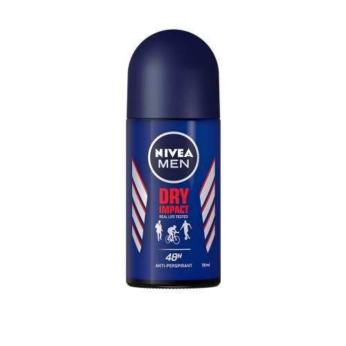 Deodorant Nivea Dry Impact – roll-on for men – 6 st