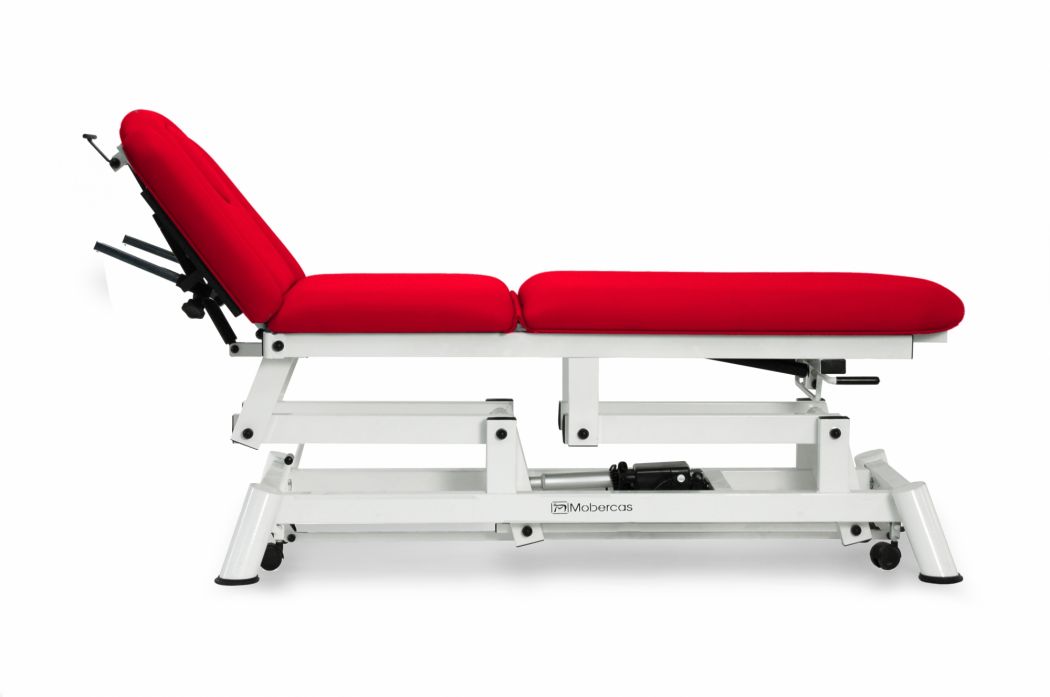 Elektrisk brits för osteopati – 3-delad med hjul – TwinPillar Elektrisk brits för osteopati – 3-delad med hjul – TwinPillar