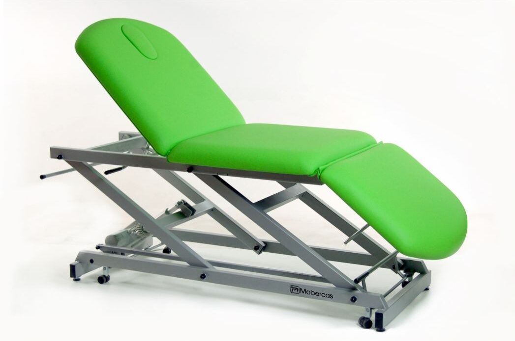 Elektrisk behandlingsstol – 3-delad med hjul – TwinPillar-lift Elektrisk behandlingsstol – 3-delad med hjul – TwinPillar-lift