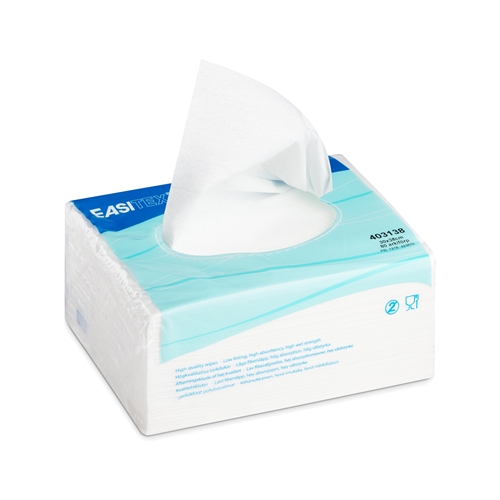 Torkduk för instrument EasiTex 40 – 27x36cm vit slät z-vikt – 80 st