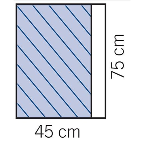 Op handduk häftande evercare – 45x75cm – 30 st