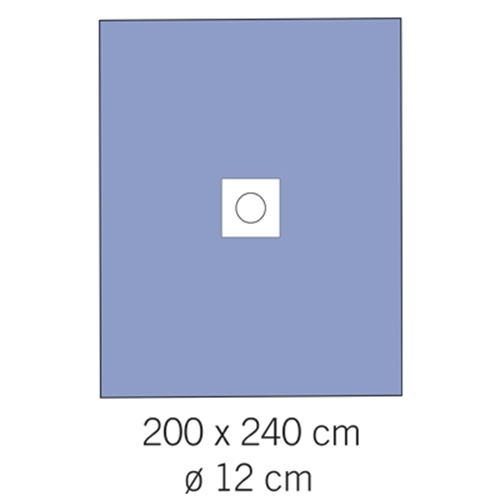 Hållakan häftande evercare – 200x240cm hål 12cm – 9 st