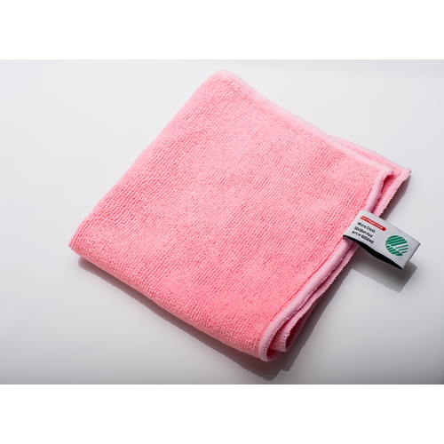 Torkduk mikrofiber Proffer – 32x32cm rosa svanen – 10 st