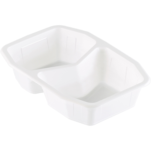 Plastform PP HMR Duniform – 540/400ml 215x148x50mm 2f vit – 312 st