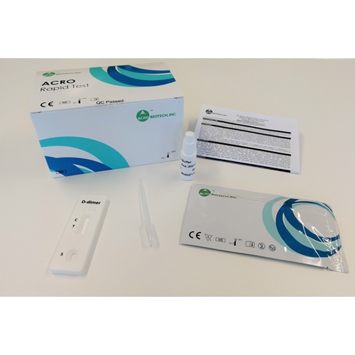 Test ACRO D-dimer  – kassett CDM-402 – 10 st