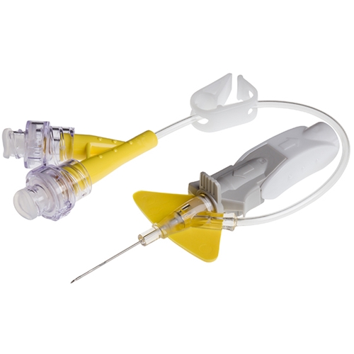 Infusionskanyl BD Nexiva med Y-koppling och Q-Syte Split Sep – 0,7x19mm 24G gul Ykopp Qsyte – 20 st