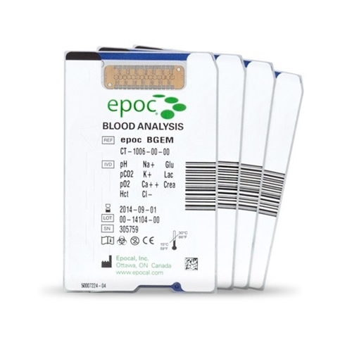 Testkort epoc BGEM med kreatinin – 50st/fp – 50 st