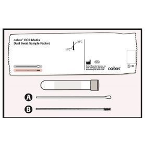 Test klamydia/NG PCR cobas – PCR Dual Swab Sample kit – 100 st