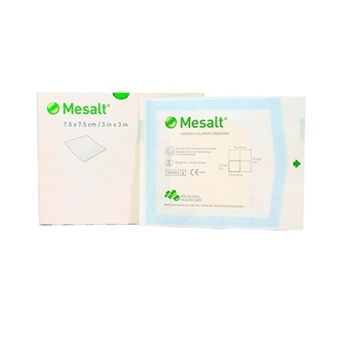 Kompress nonwoven koksalt Mesalt – 7,5×7,5cm – 30 st