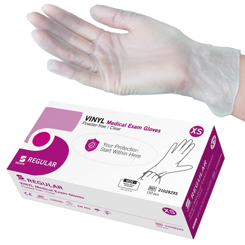 Handske us vinyl Selefa pf – XS AQL 1,5 – 150 st