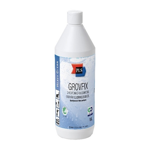 Rengöringsmedel grovrent PLS Grovfix – 1L oparf pH=11,5/10 Svanen