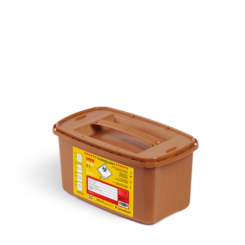 Kanylburk Woodsafe – 6L UN enkellock m handtag